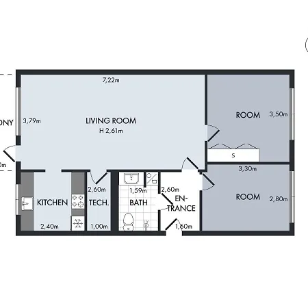 Sanders Arena - Inviting Two Bedroom Close To Metro Station Copenhagen